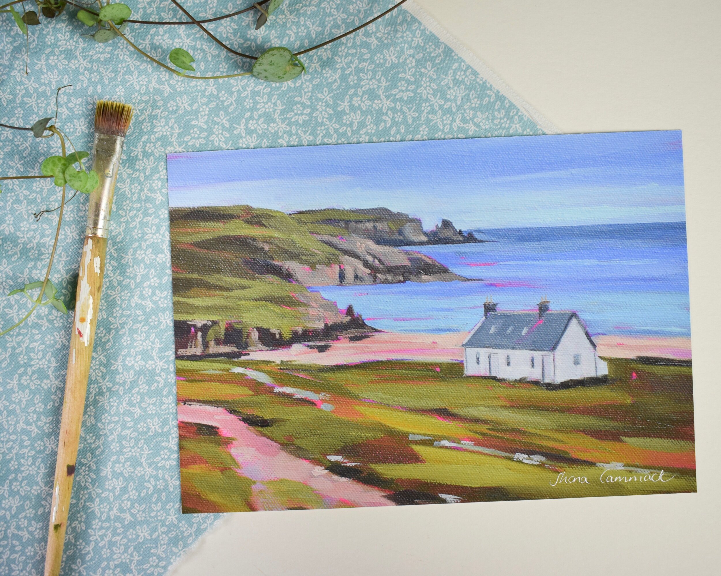 Kearvaig Bothy Art Print