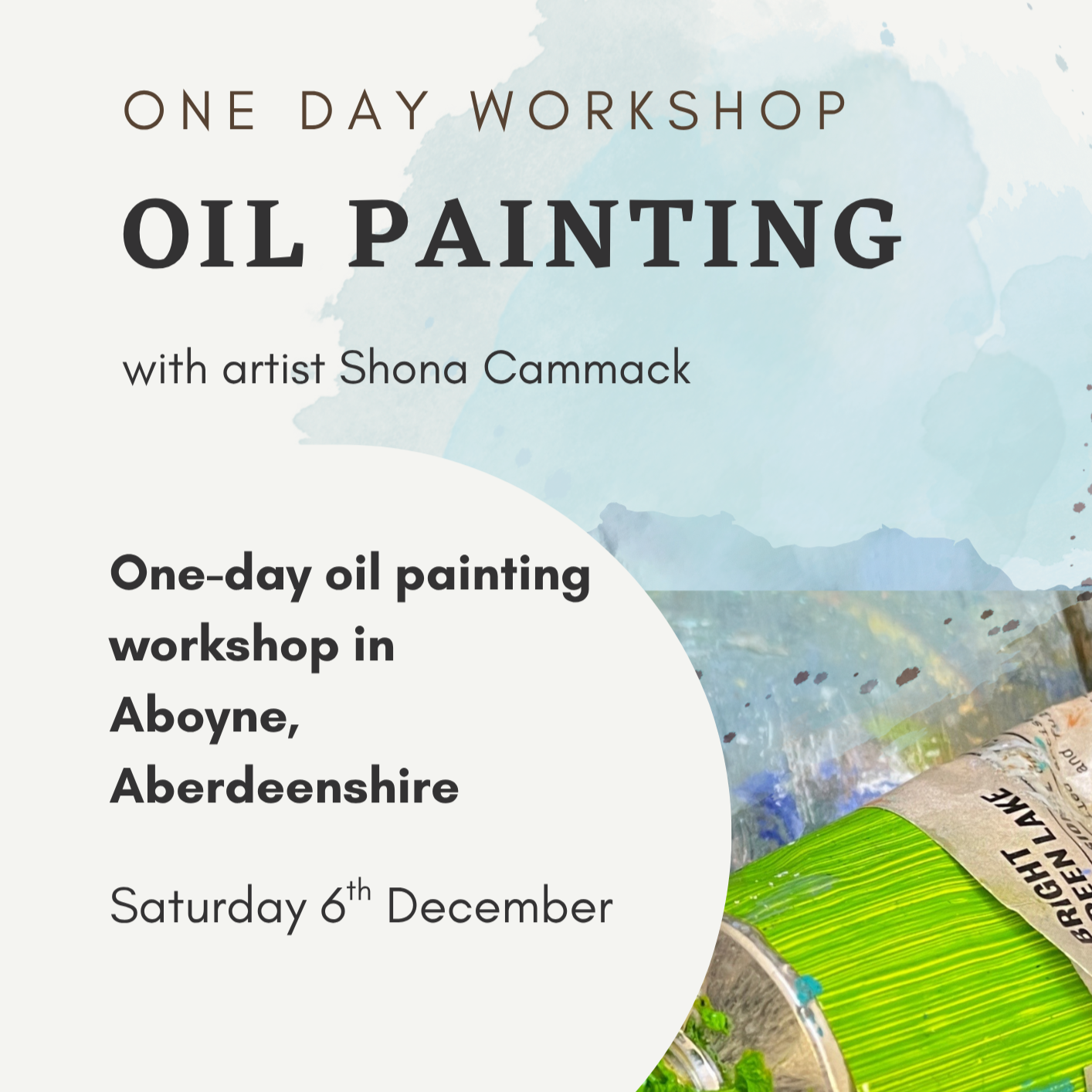 Intro to Oil Painting (Beginner Level) - December