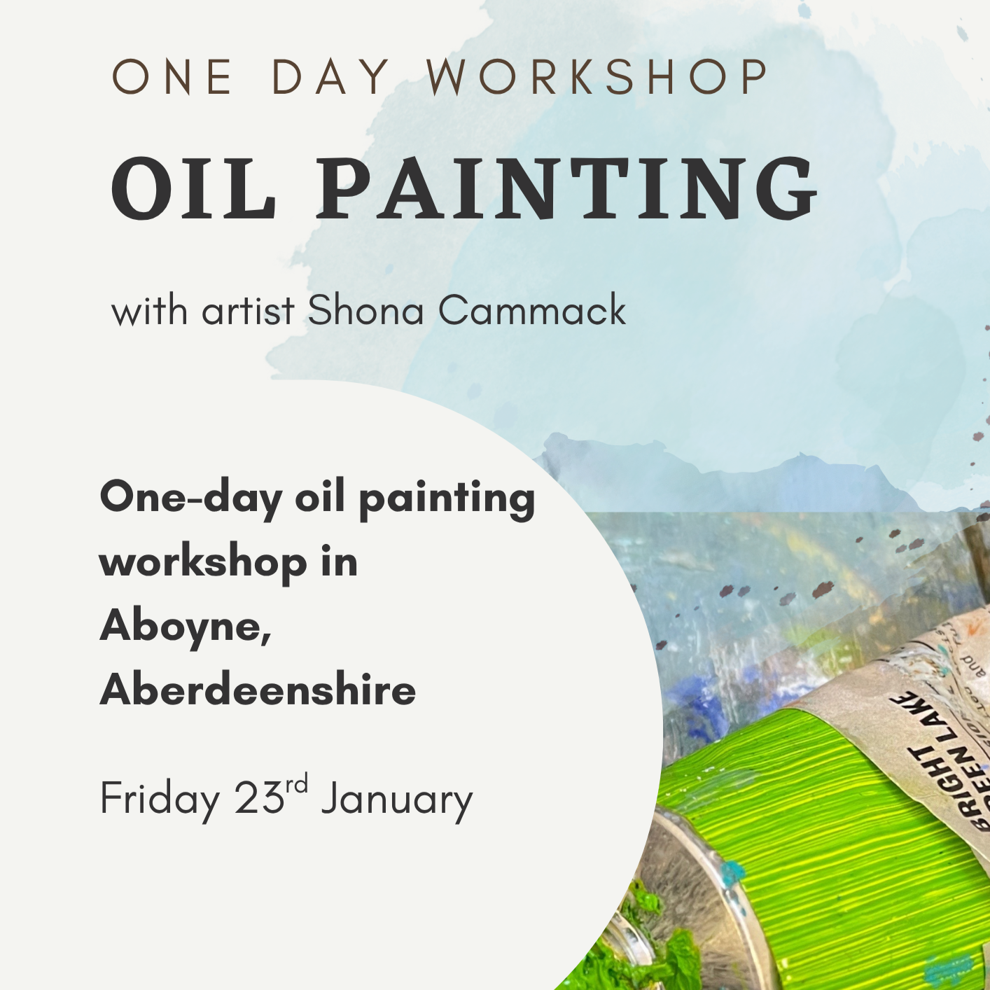 Intro to Oil Painting (Beginner Level) - January