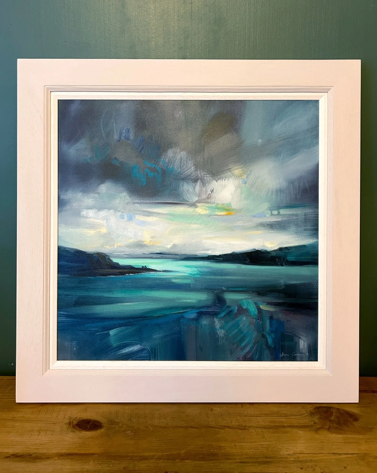 The online preview for the Secret Coast exhibition at @tighnabruaichgallery is now live on their website! Paintings are available to purchase, and I&rsquo;m delighted that this painting Towards Ardtornish Castle is part of the exhibition. 

I painted