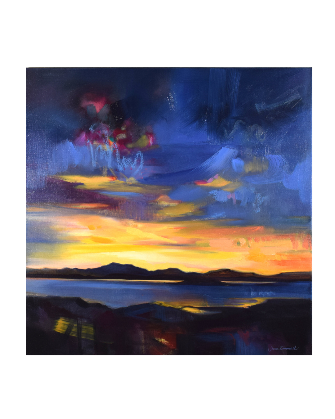 'Final Glow' Original Oil Painting