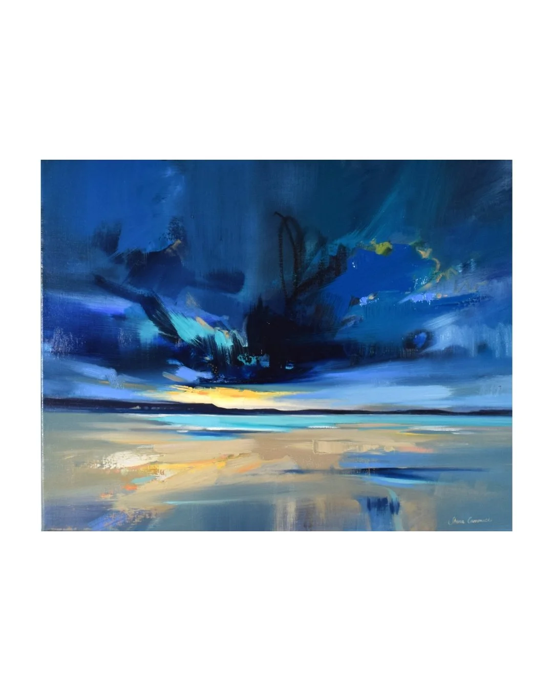 'Breaking Through the Clouds' Original Oil Painting