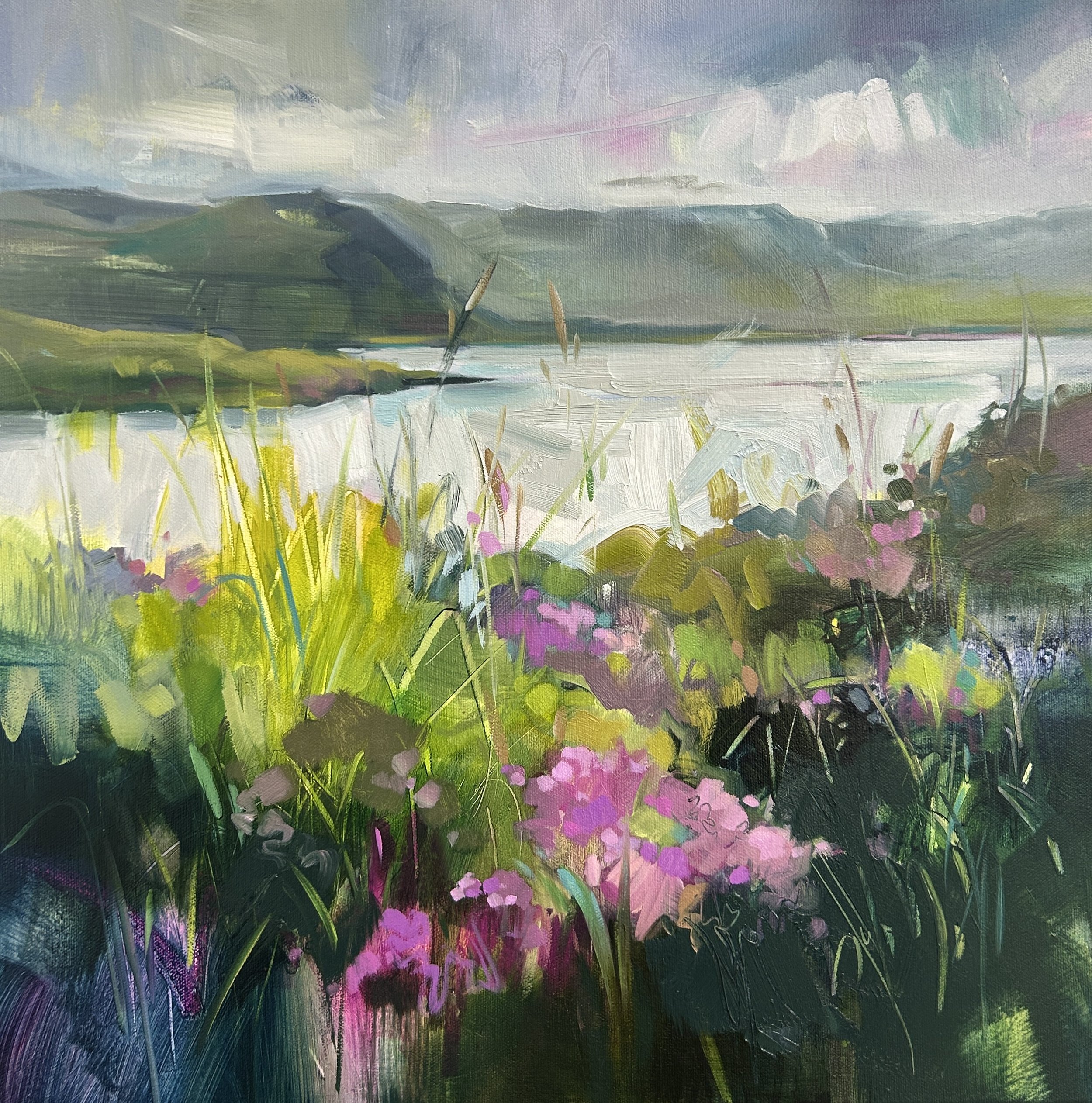 On the Edge of the Oakwoods, oil