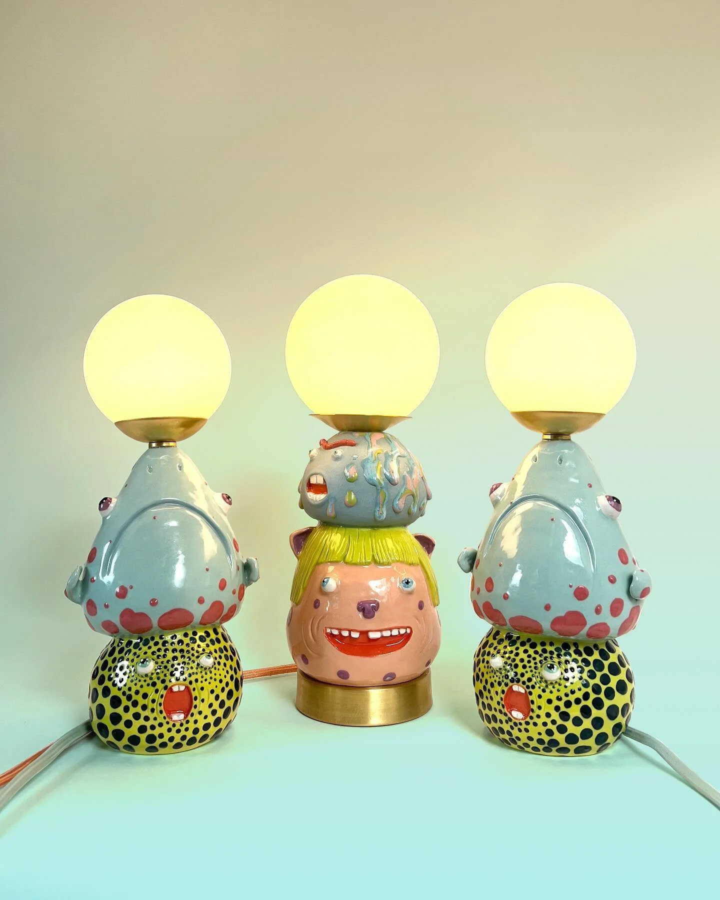 Lamp drop this Saturday at 11am PST - taking everything I&rsquo;ve got to stop myself from lighting puns.  Free shipping on any purchase of two or more lampies.  First 4 customers get 10% off with the code LIGHTITUP (could not stop myself after all)