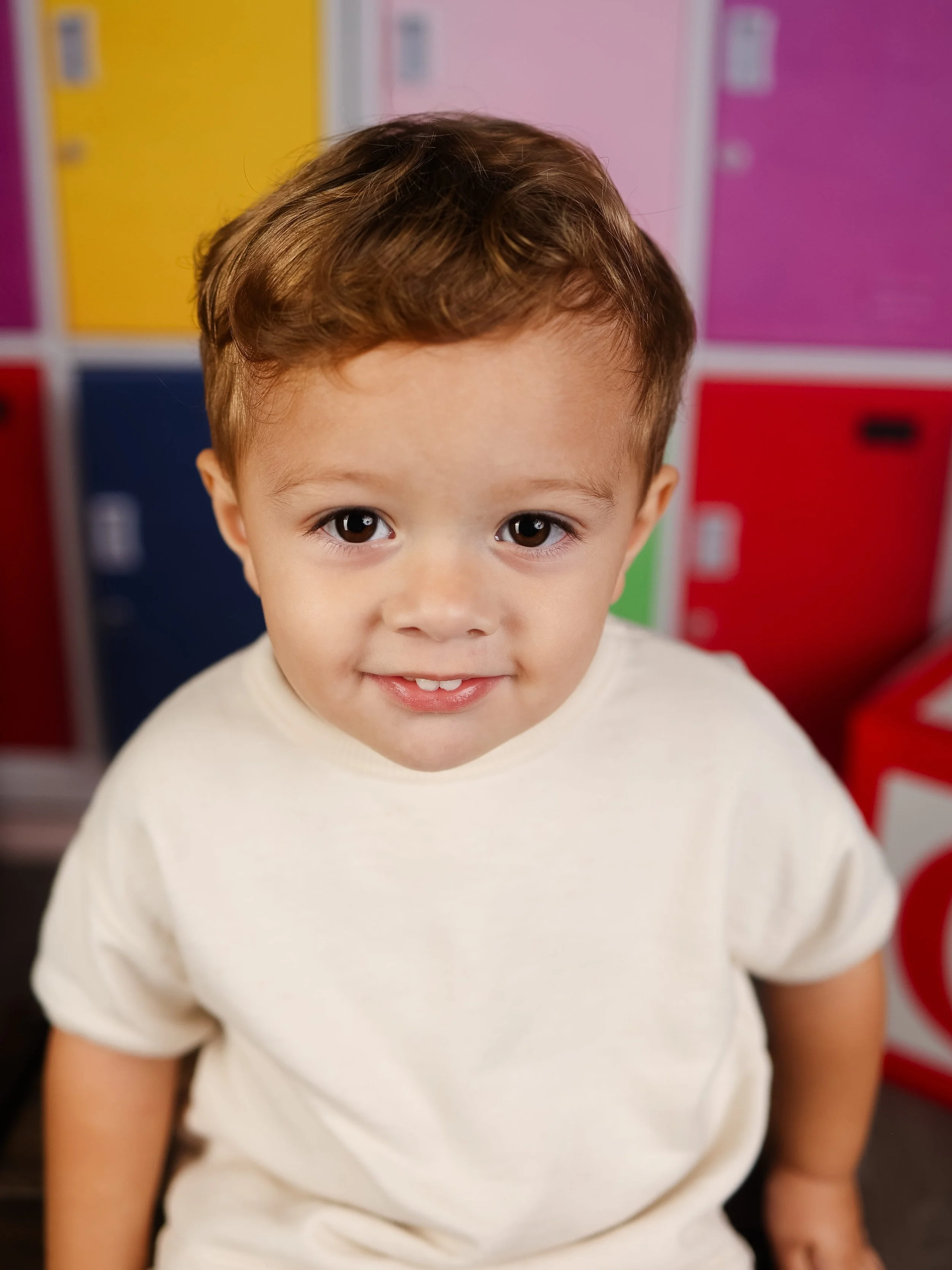 Older toddler preschool photography school background