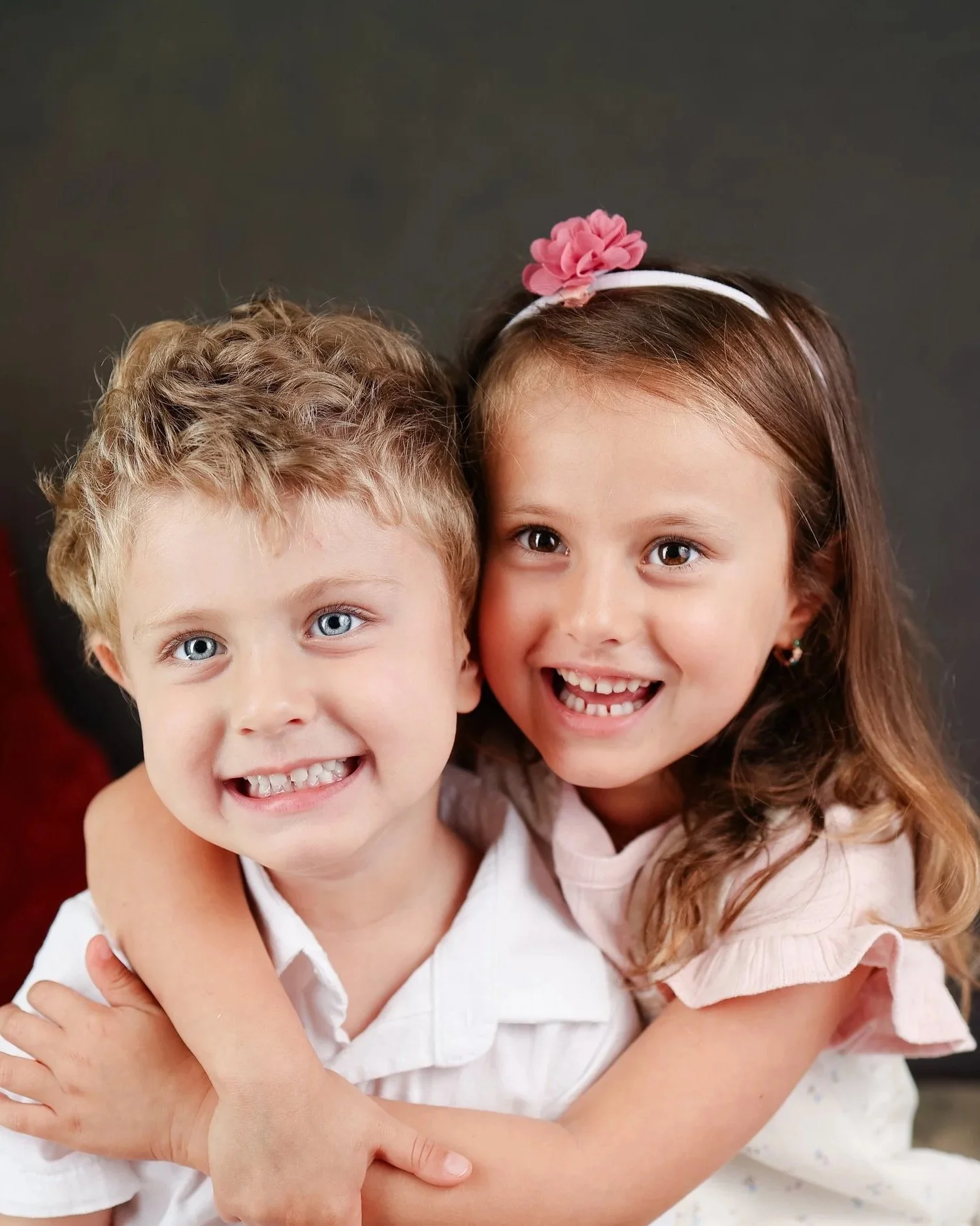 Sibling fall photo in Rockledge Florida