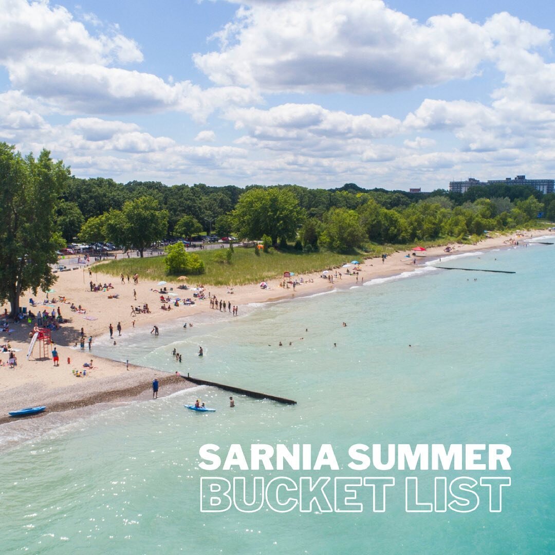 Did you know that Sarnia is home to more than 300 kilometers of waterfront? Perfect for summer on Ontario's blue coast! Swipe to see our summer bucket list.

What's on your 2021 summer bucket list?