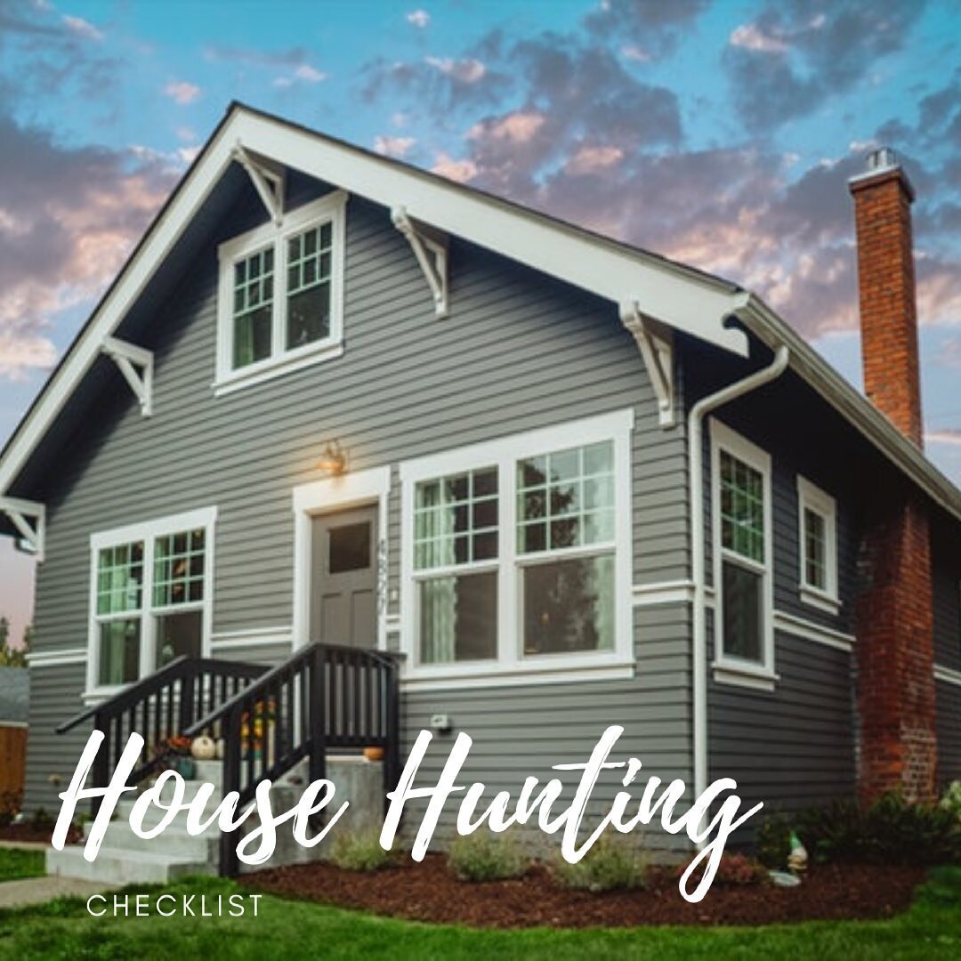 When you are looking for houses it helps to have a house hunting checklist. Something you can use to evaluate each house and make sure you are seeing it with your reality lenses instead of your emotions. 

Use this checklist to take with you when you