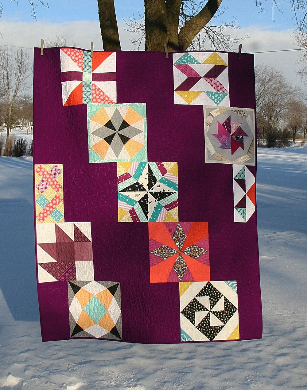 Vintage Quilt Revival Blog Hop: The big finale — Lee Heinrich Designs  modern quilt patterns