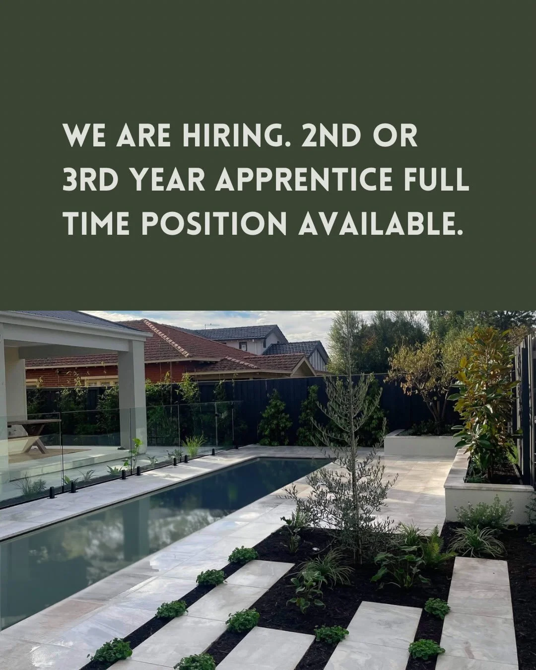 We are hiring! Leading Edge are looking for a 2nd or 3rd year Landscaping Apprentice to join our team full time 〰️ apply via the link in our bio ^

Progress your career with hands-on experience, ongoing training, and a supportive team across the inne