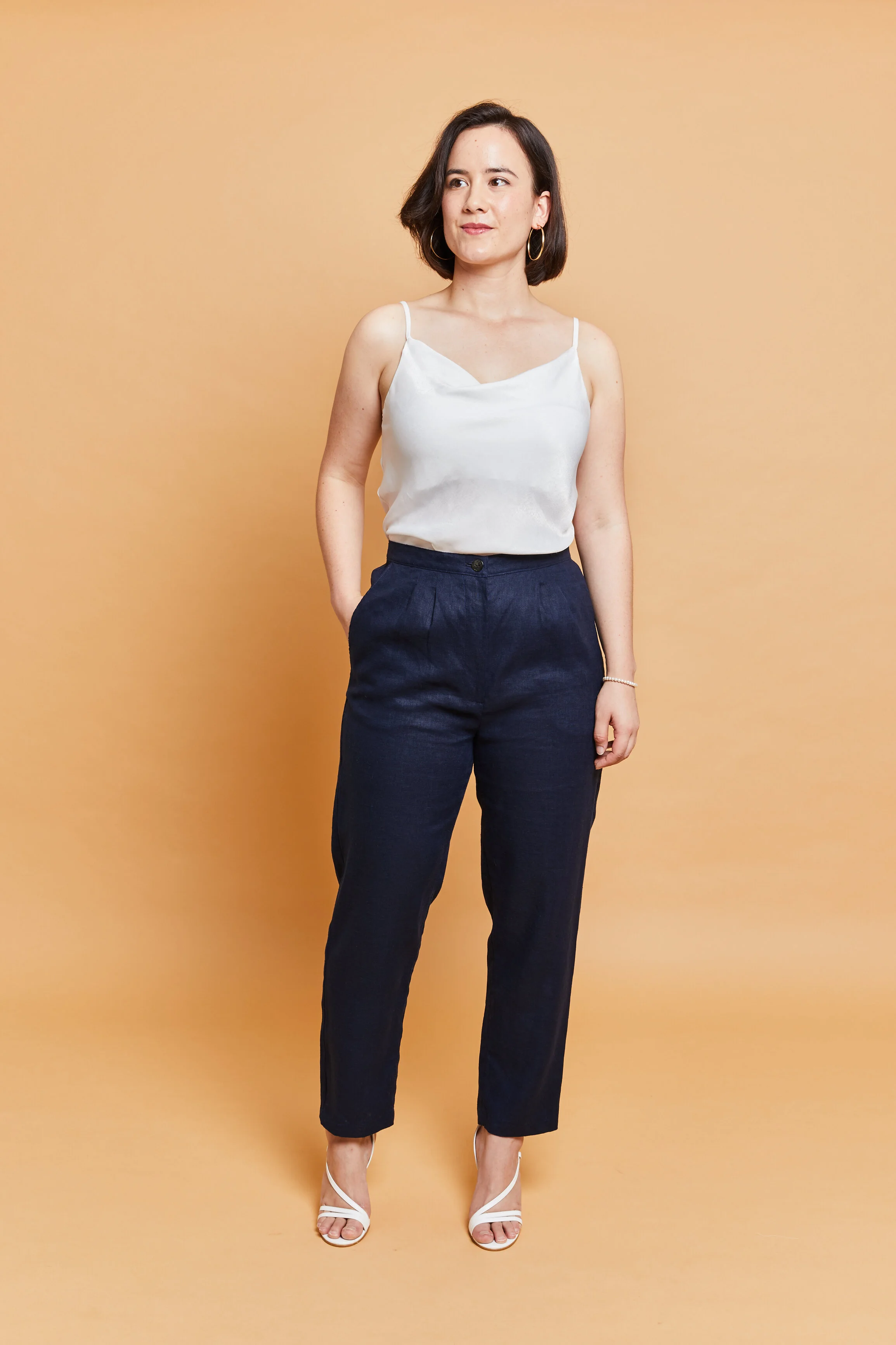 Audrey Pant - Navy Blue