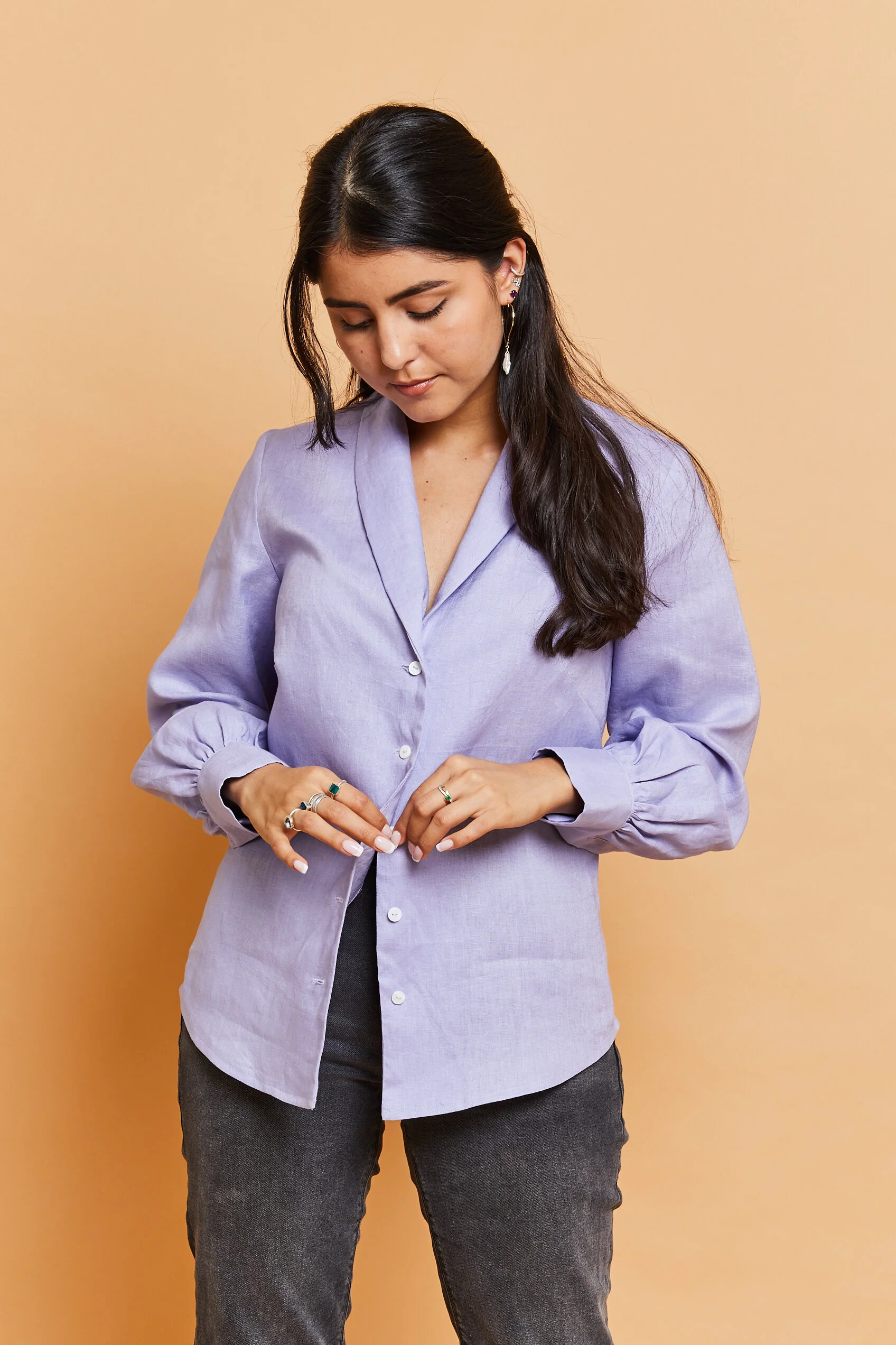 Frances Blouse - Lilac