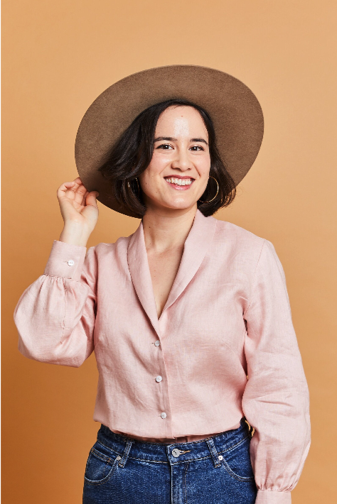 Frances Blouse - Light Pink