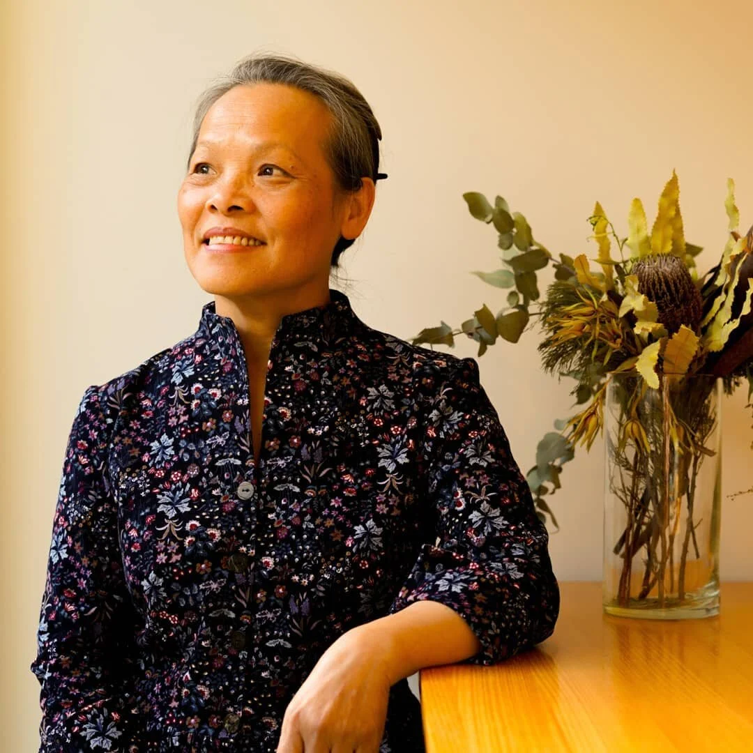 A warm welcome from our team captain -- designer, mother and creative director, An Dien! 🌸

&ldquo;I escaped from Vietnam as a teenager in 1975 and have been lucky enough to make a new life and family in Australia. I have always designed and sewn cl