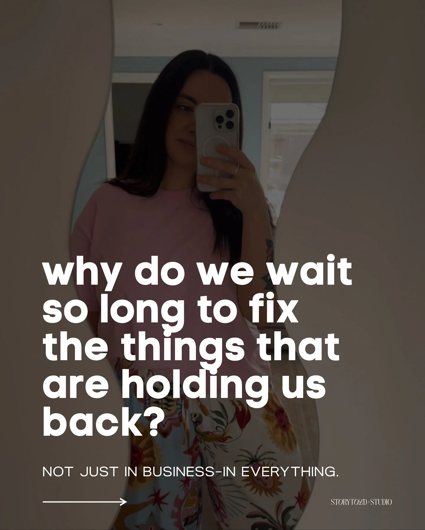 A common thread amongst all business owners one time or another is why do we put off the things we KNOW will help us in the long run 💀

Ok, sometimes it&rsquo;s for valid reasons like time, money, readiness, but it&rsquo;s like that saying - eat the