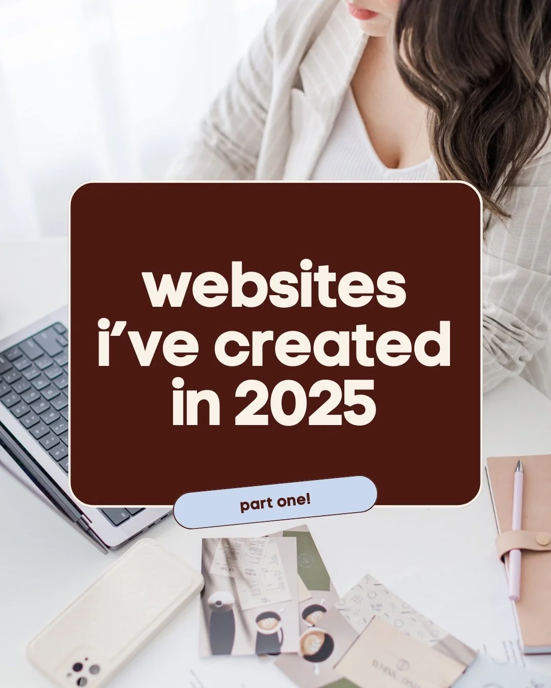 As promised, here is my 2025 website recap and imma have to do a part two because we smashed a record this year and I can&rsquo;t possibly fit all these into 20 slides haha. 

It&rsquo;s was a mixed bag this year with biz bloom projects (my ever popu
