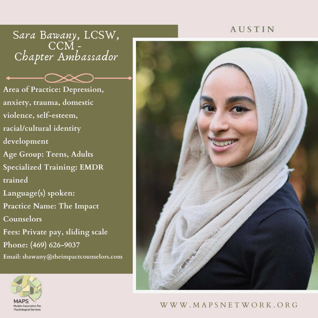 Introducing Sara Bawany. Sara is a Licensed Clinical Social Worker and Certified Case Manager. A graduate of The University of Texas at Austin, Sara received her Master&rsquo;s degree in Social Work and her Bachelor&rsquo;s degrees in Biology and Isl