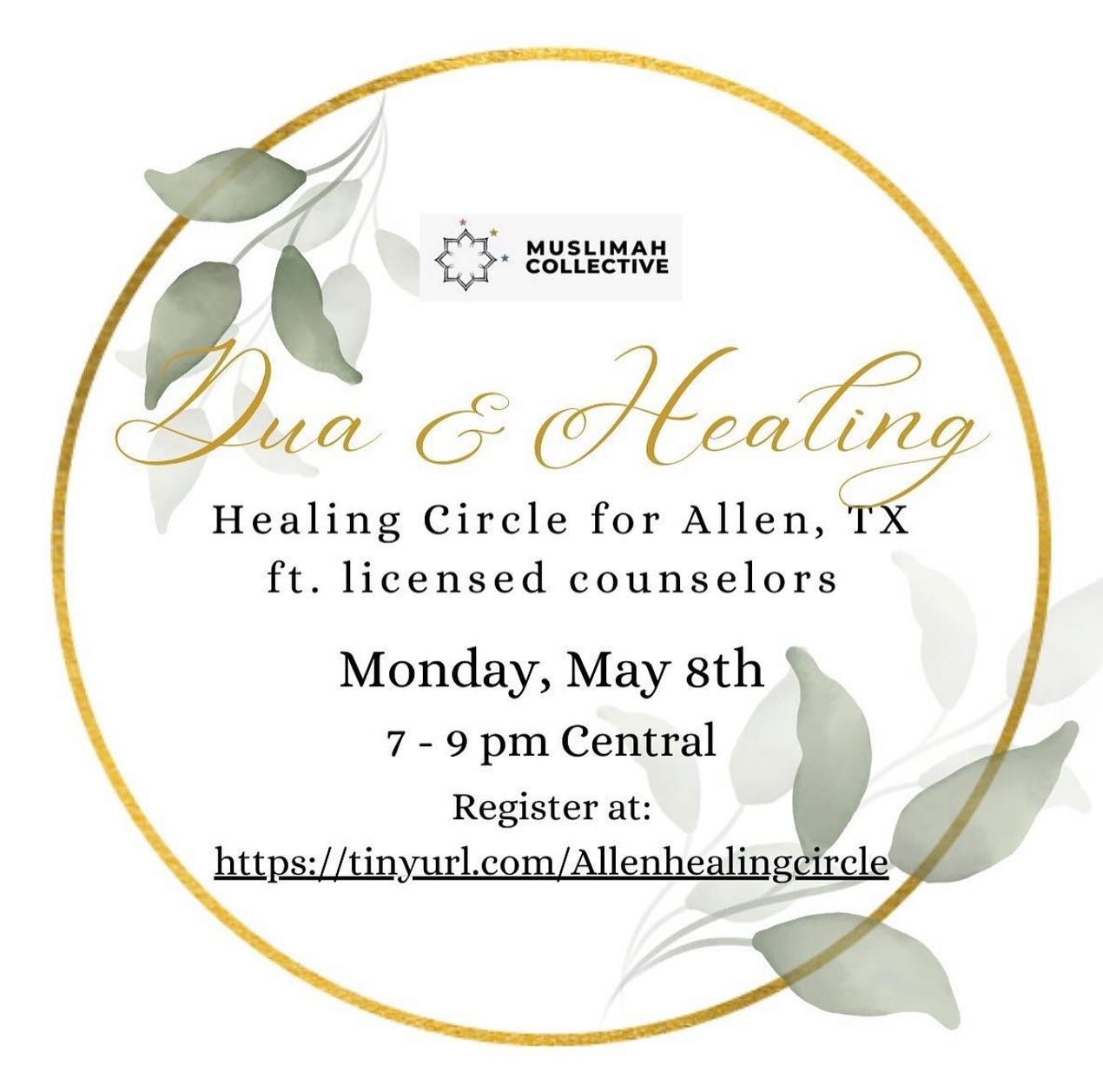 Healing circle with MAPS DFW therapists tonight in response to the incident in Allen, Texas. Please share widely and encourage others to attend! 

https://tinyurl.com/Allenhealingcircle