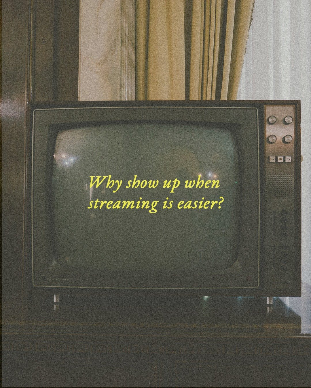 This is the voice of convenience that drowns out commitment. 

In a world where the church is often treated as an add on to a weekend, the core question surfaces: what is the point of committing to a local church? 

At Auxano 2026, we will be focusin