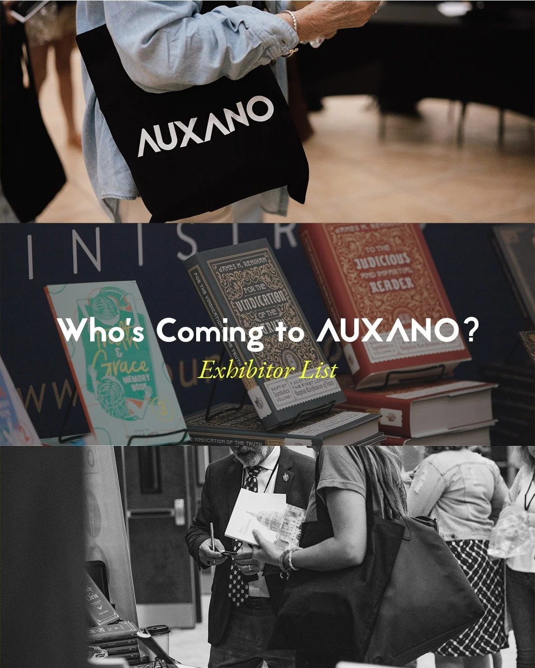 This year, we are thrilled to hosting a phenomenal line up of exhibitors from across the country, featuring several of our ministry partners who are dedicated to producing and promoting solid, biblical truth. 

Our line up includes: 

@foundersminist