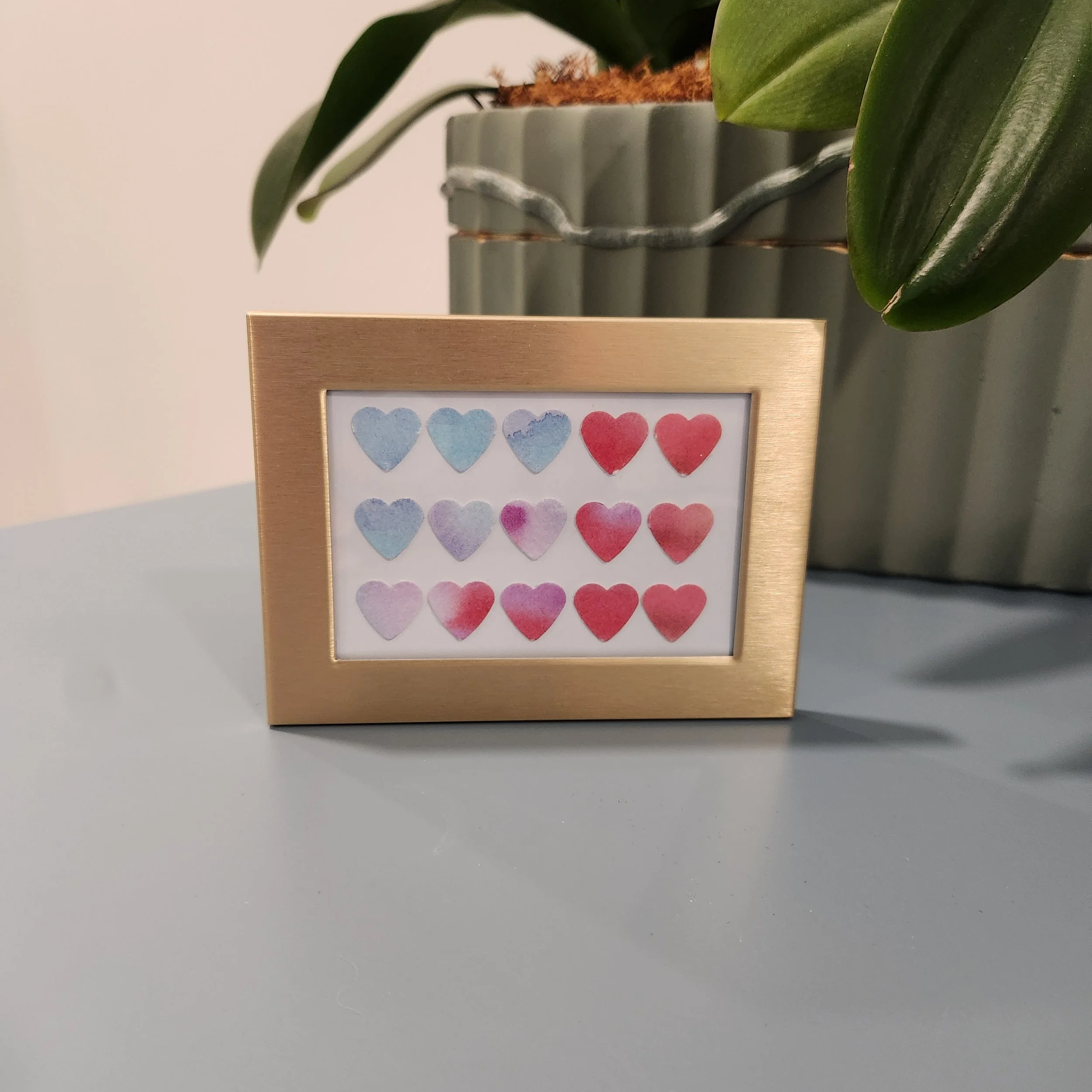 Art in the Square - Hearts Flag ORIGINAL