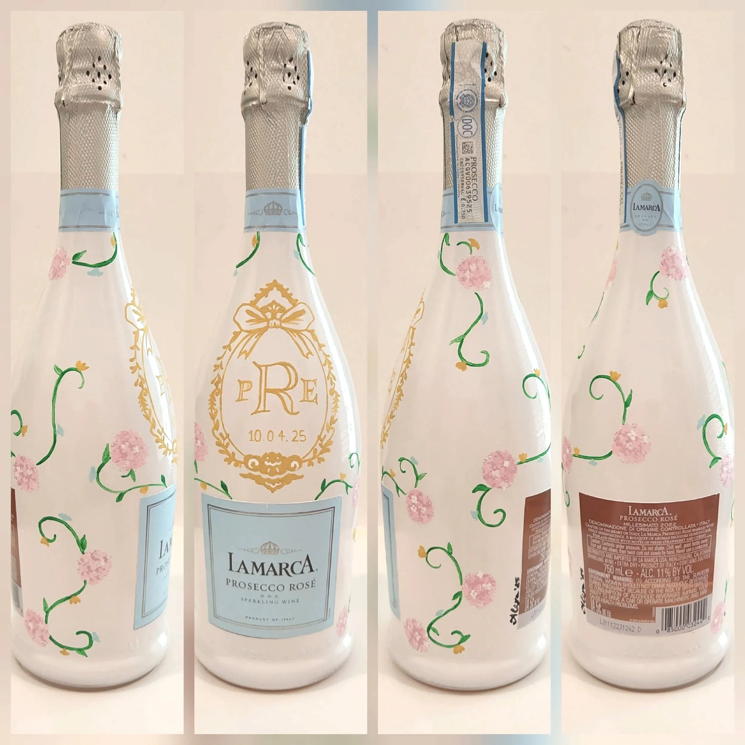 Alexa's Illustrations @alexasillustrations #alexasillustrations Tulsa Hand Painted Champagne Bottled Painted Veuve Clicquot custom champagne bottles tulsa champagne luxury tulsa #tulsabottleartist Tulsa wedding artist #tulsaweddingartist