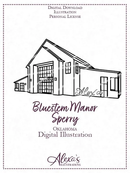 Bluestem Manor Digital Illustration (C) Alexa's Illustrations.jpg