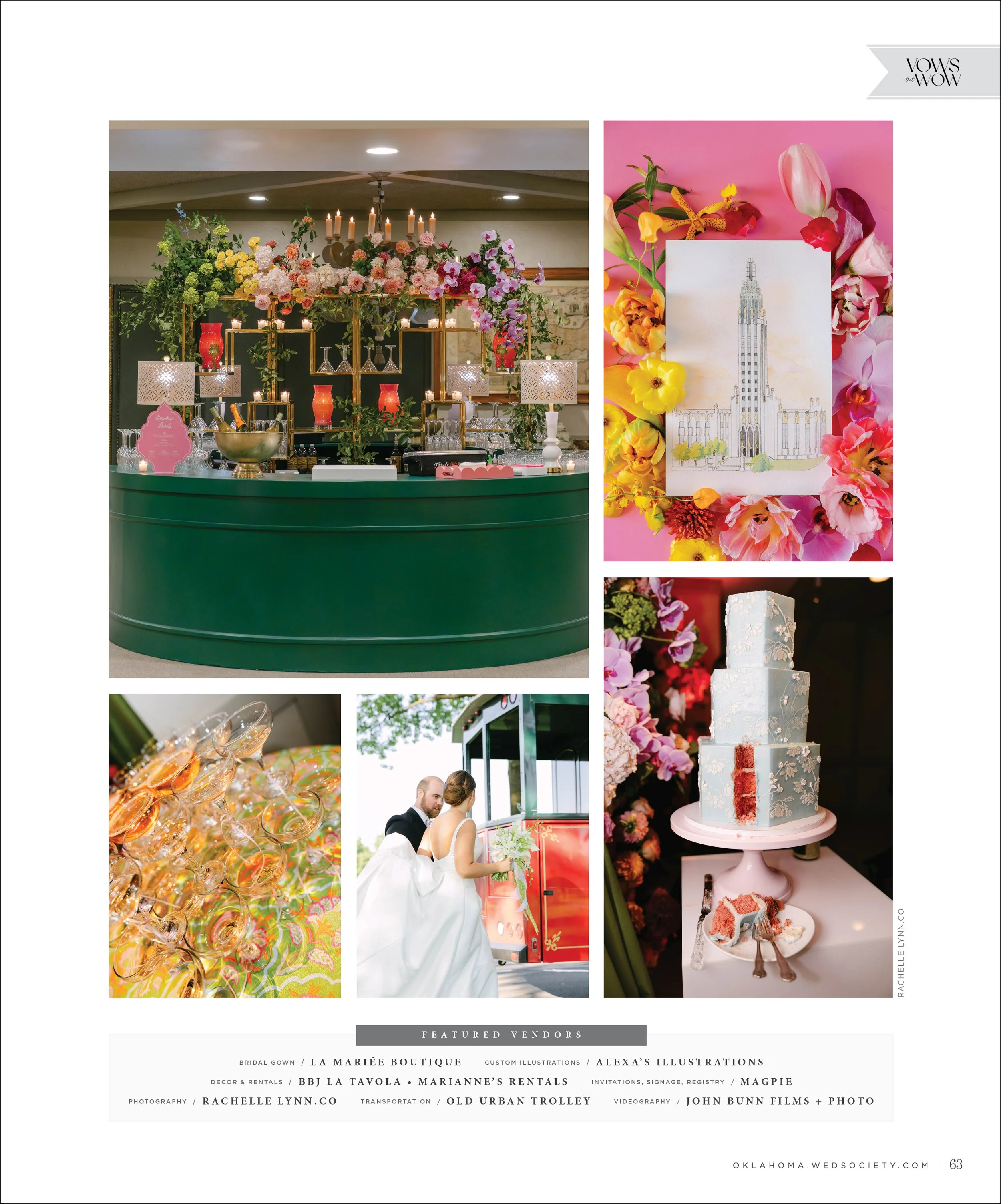  Alexa’s Illustrations wed society artist published wedding. Oklahoma wedding invitation artist. Tulsa wedding invitation art for watercolor weddings. Southern hills country club wedding invitation art 