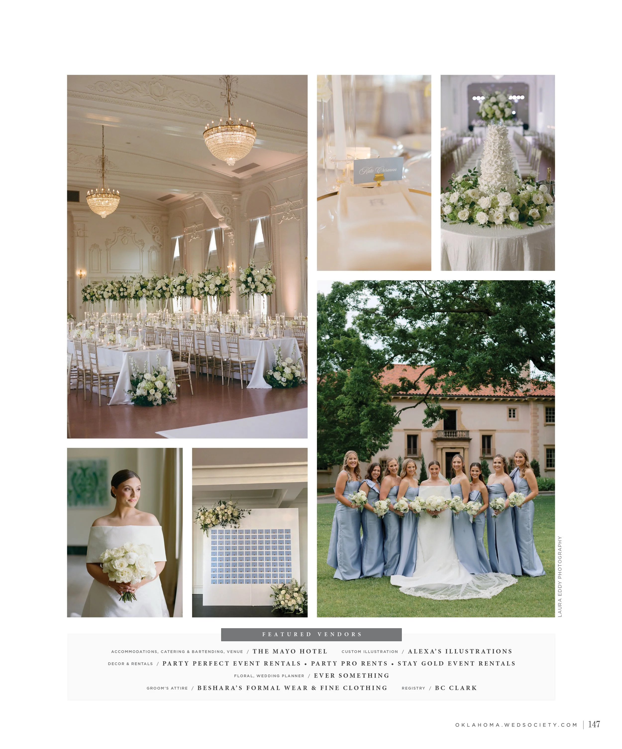  Alexa’s Illustrations wed society artist published wedding. Oklahoma wedding invitation artist. Tulsa wedding invitation art for watercolor weddings.  