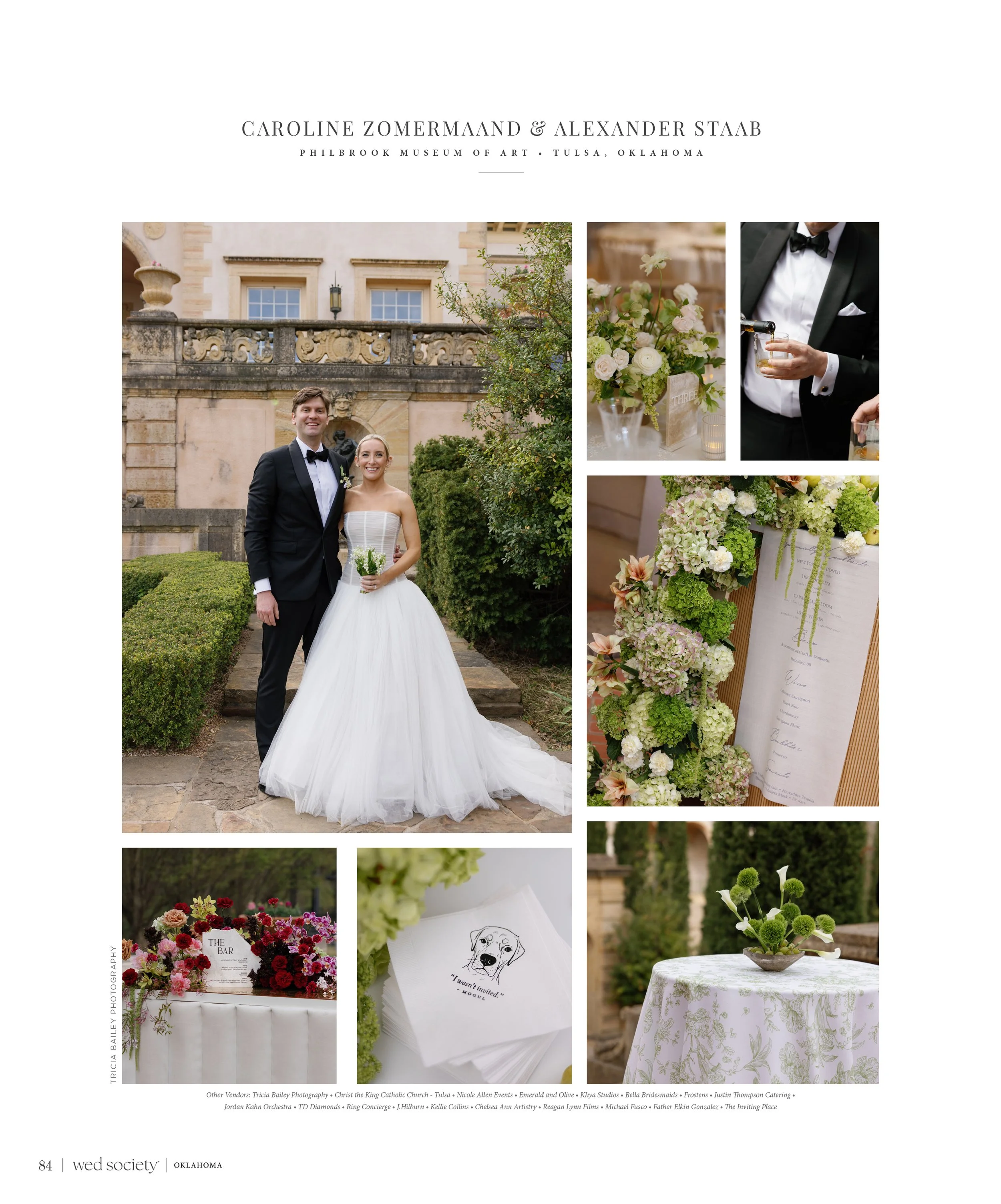  Alexa’s Illustrations wed society artist published wedding. Oklahoma wedding invitation artist. Tulsa wedding invitation art for watercolor weddings.  