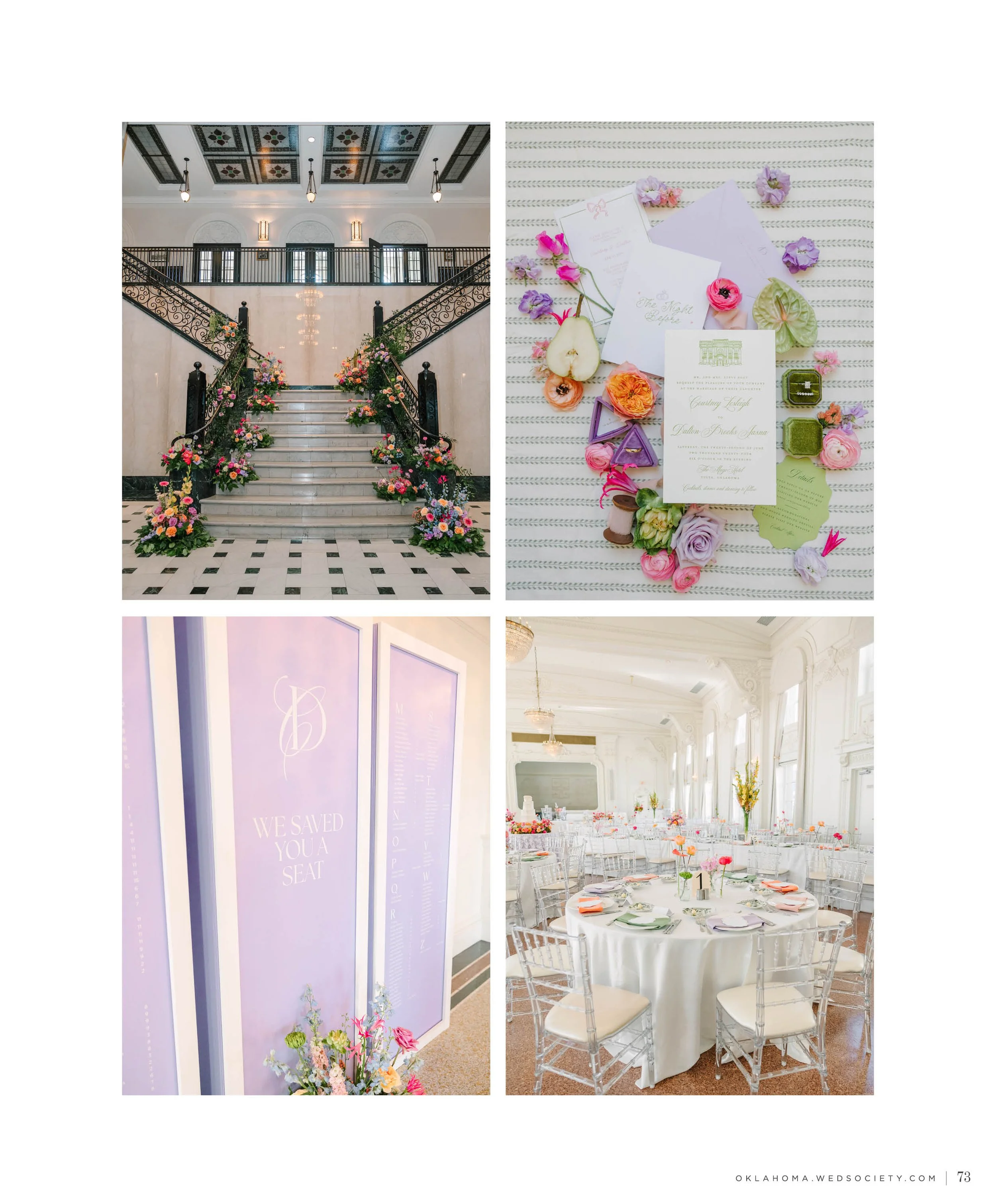  Tulsa wedding invitation artist Alexa’s Illustrations. Oklahoma wedding art for Mayo Wedding invitations.  