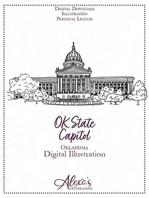 OKC Capitol Digital Illustration (C) Alexa's Illustrations.jpg
