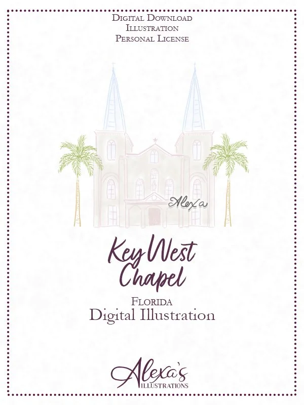 FL Key West Chapel (C) Alexa's Illustrations.jpg