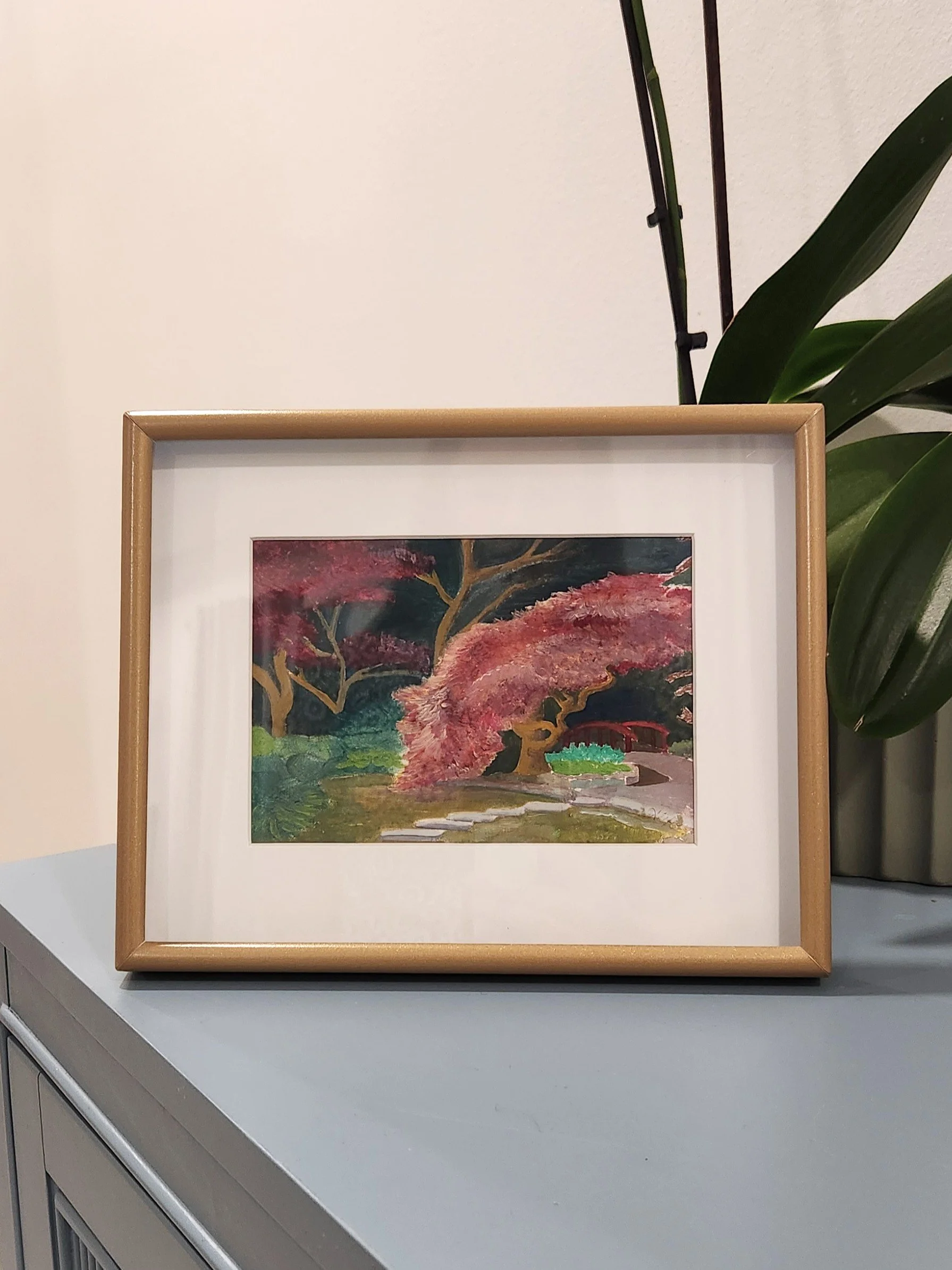 Art in the Square - Victoria Garden Framed ORIGINAL