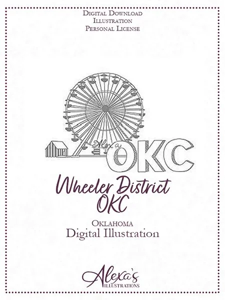 Wheeler District OKC Digital Illustration (C) Alexa's Illustrations.jpg