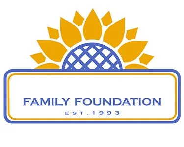 Sunflower family foundation logo by Tulsa graphic designer Alexa's Illustrations. Tulsa marketing and branding package. Logo design Tulsa