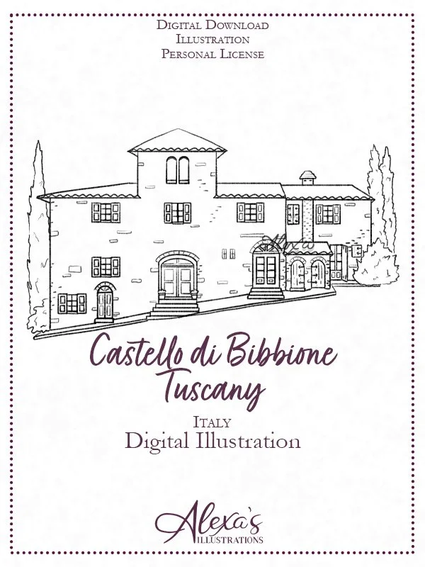 Italy Castello di Bibbione Digital (C) Alexa's Illustrations.jpg