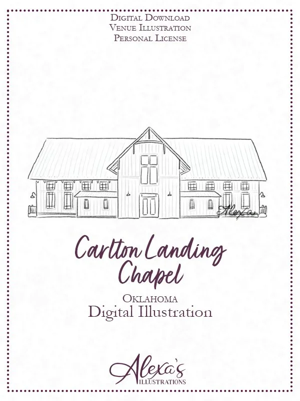 Carlton Landing Chapel Digital Illustration (C) Alexa's Illustrations.jpg