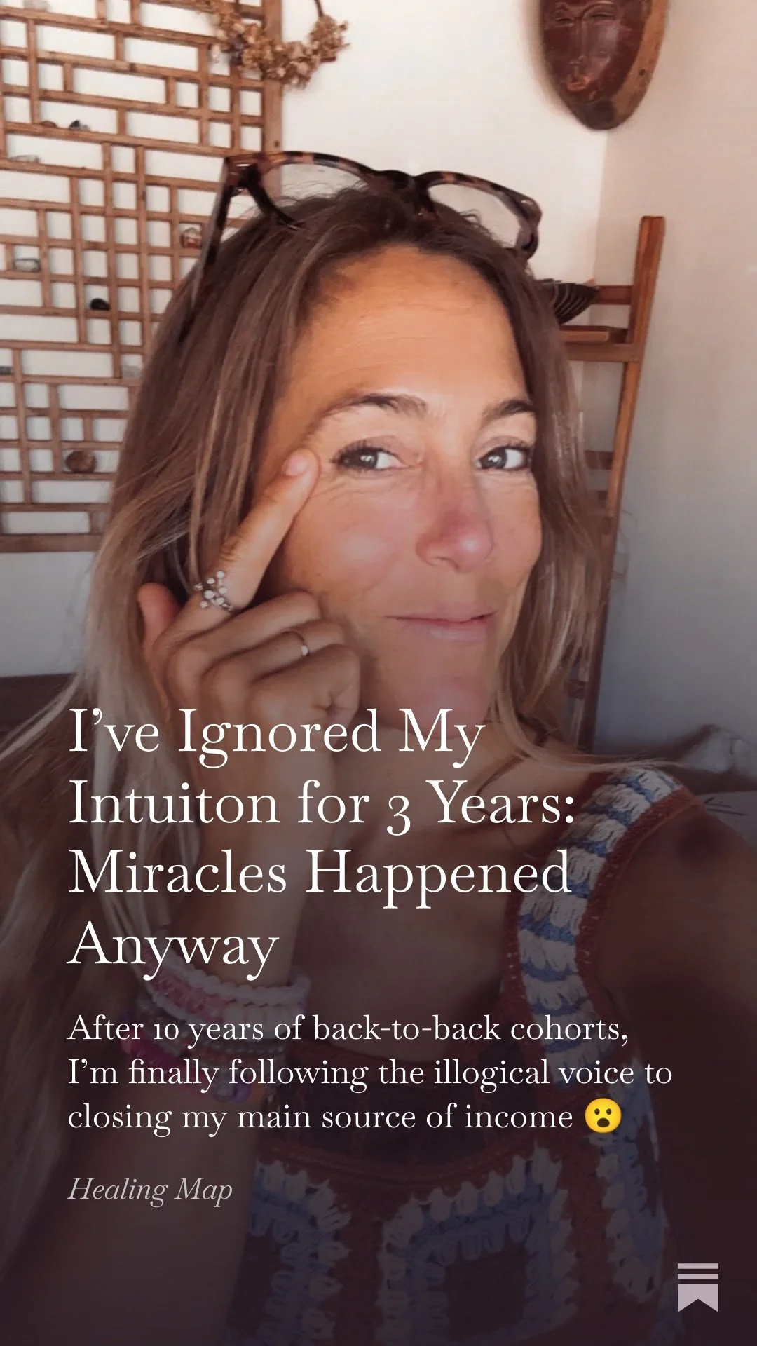 A 5 Part Somatic Roadmap to Trusting Your Gut 😮 After 10 years of back-to-back cohorts, I’m finally following the illogical voice of my intuition: