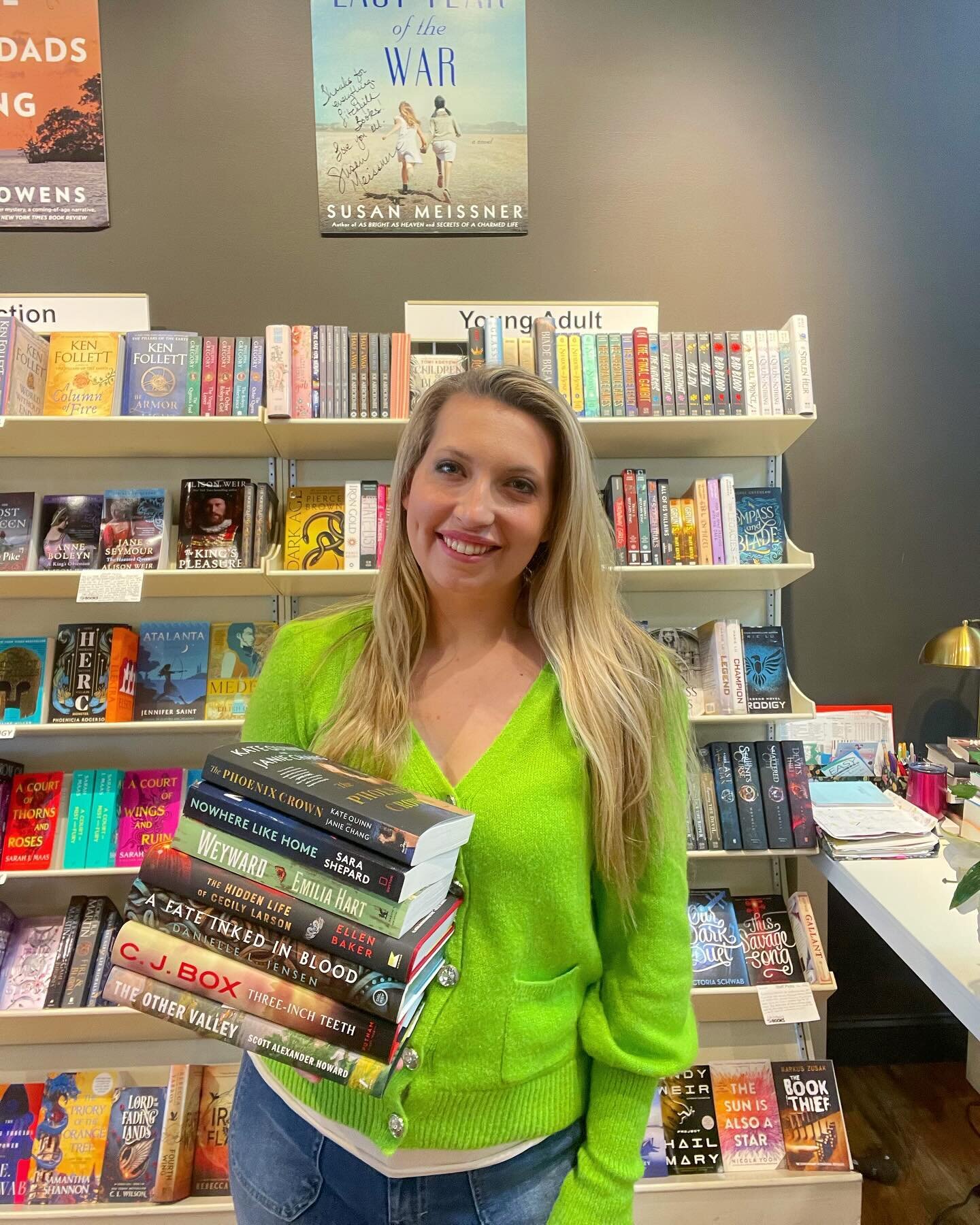 Spring is here!! Owner Olivia is showing off some great February books featured in our Spring 2024 newsletter 📧💚💚💚

It&rsquo;s a beautiful day to come out and shop in Pawleys Island!! 

Did you get the newsletter? You didn&rsquo;t?! Sign up to re