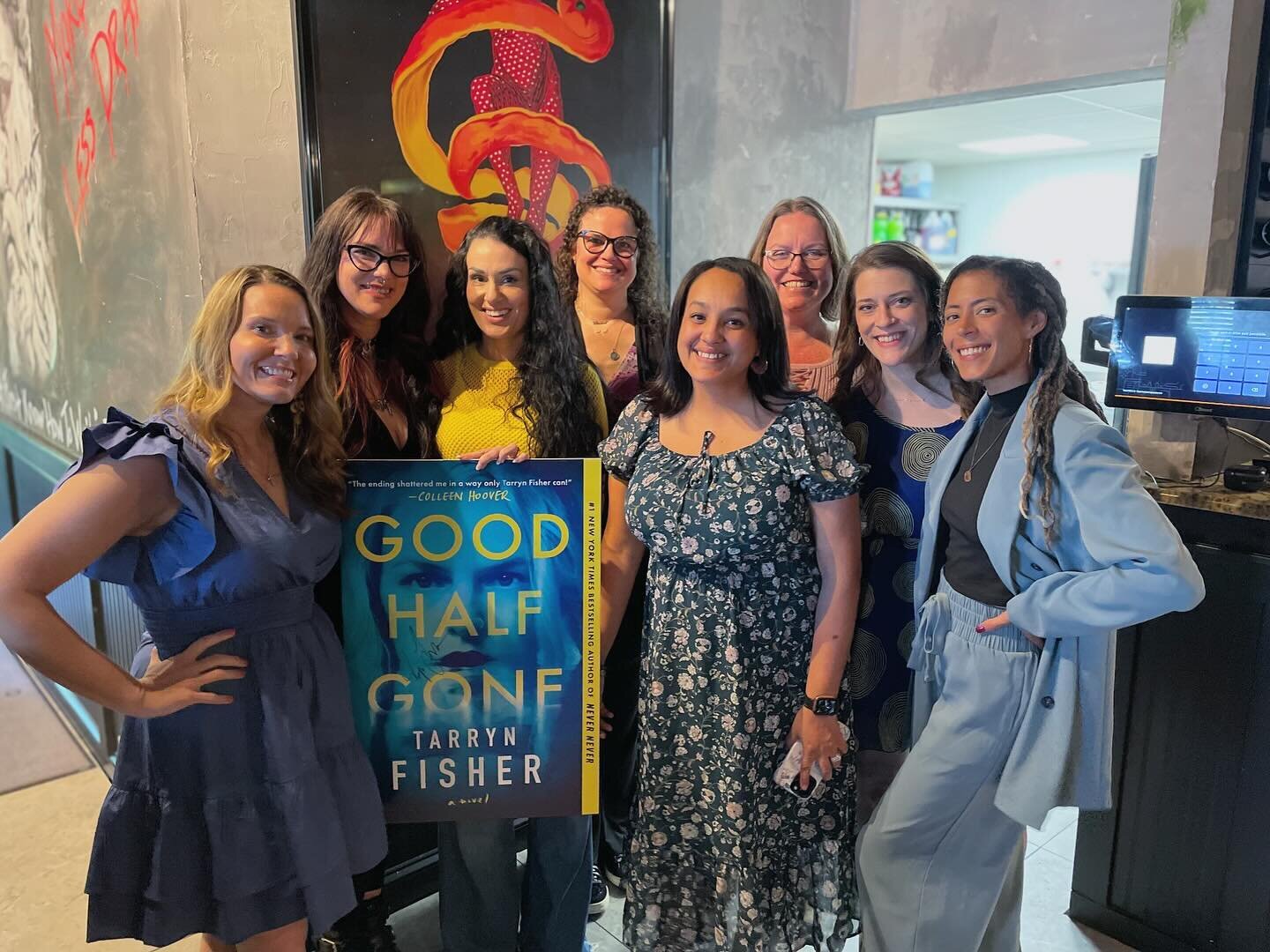 We&rsquo;ve had a busy Easter Week with lots of Spring Break shoppers ! Excuse the delay in our posts 😊

Last week we had a wonderful time with NY Times Bestselling Author Tarryn Fisher! We had so much fun hearing about her brand new thriller GOOD H