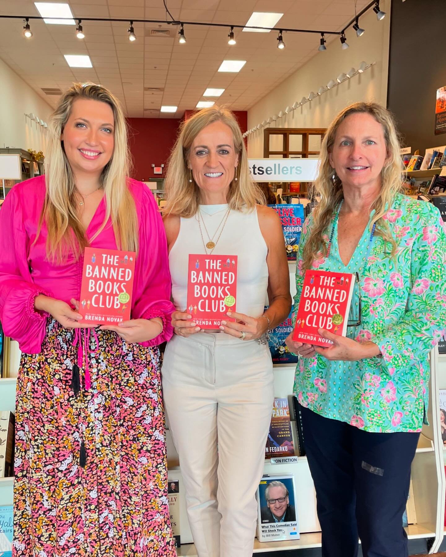 The famous NY Times Bestselling Author Brenda Novak!!! We had a great day today celebrating THE BANNED BOOKS CLUB at our Litchfield Books Exclusive Author event! Thank you to those who joined us today, we had a beautiful lunch thanks to the wonderful