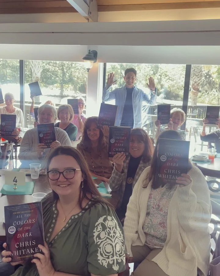 We had a FANTASTIC Litchfield Books Exclusive Author Event TODAY!! 

How lucky are we that Chris came all the way from England, to celebrate his new book ALL THE COLORS OF THE DARK- An INSTANT 2024 NEW YORK TIMES BESTSELLER, A Read with Jenna Book Cl