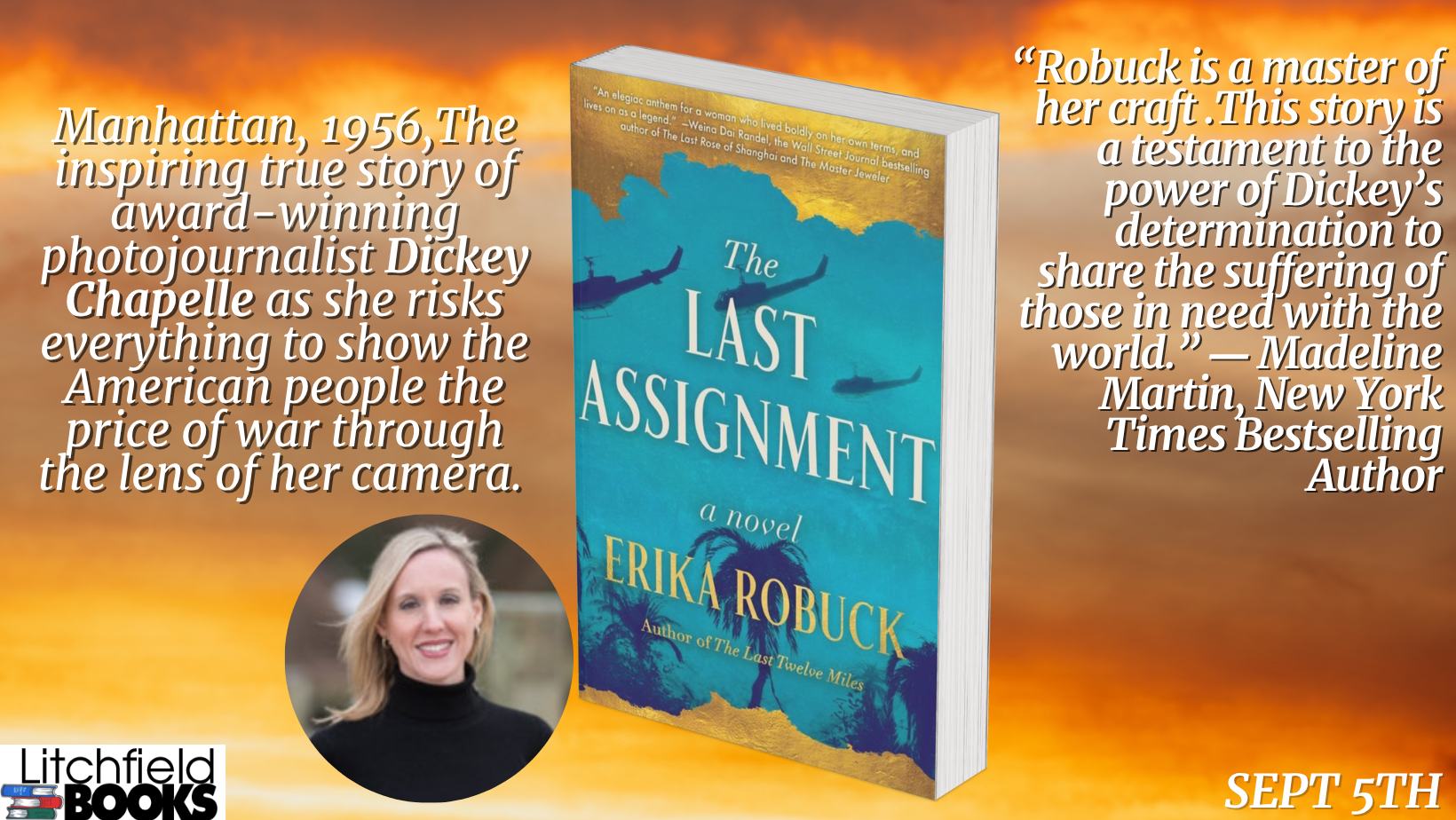 Bestselling Author Erika Robuck, “The Last Assignment”