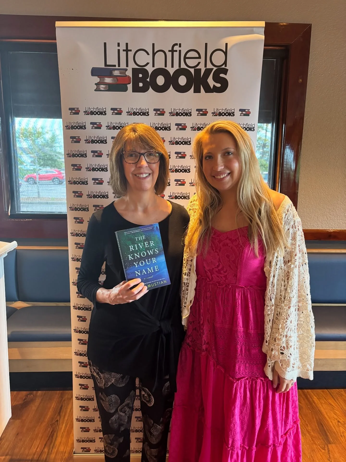 Back in July we had a wonderful Litchfield Books Exclusive Author event with Bestselling Author Kelly Mustian for her new book THE RIVER KNOWS YOUR NAME- which has quickly become a great favorite of our customers at Litchfield Books! Only a few copie