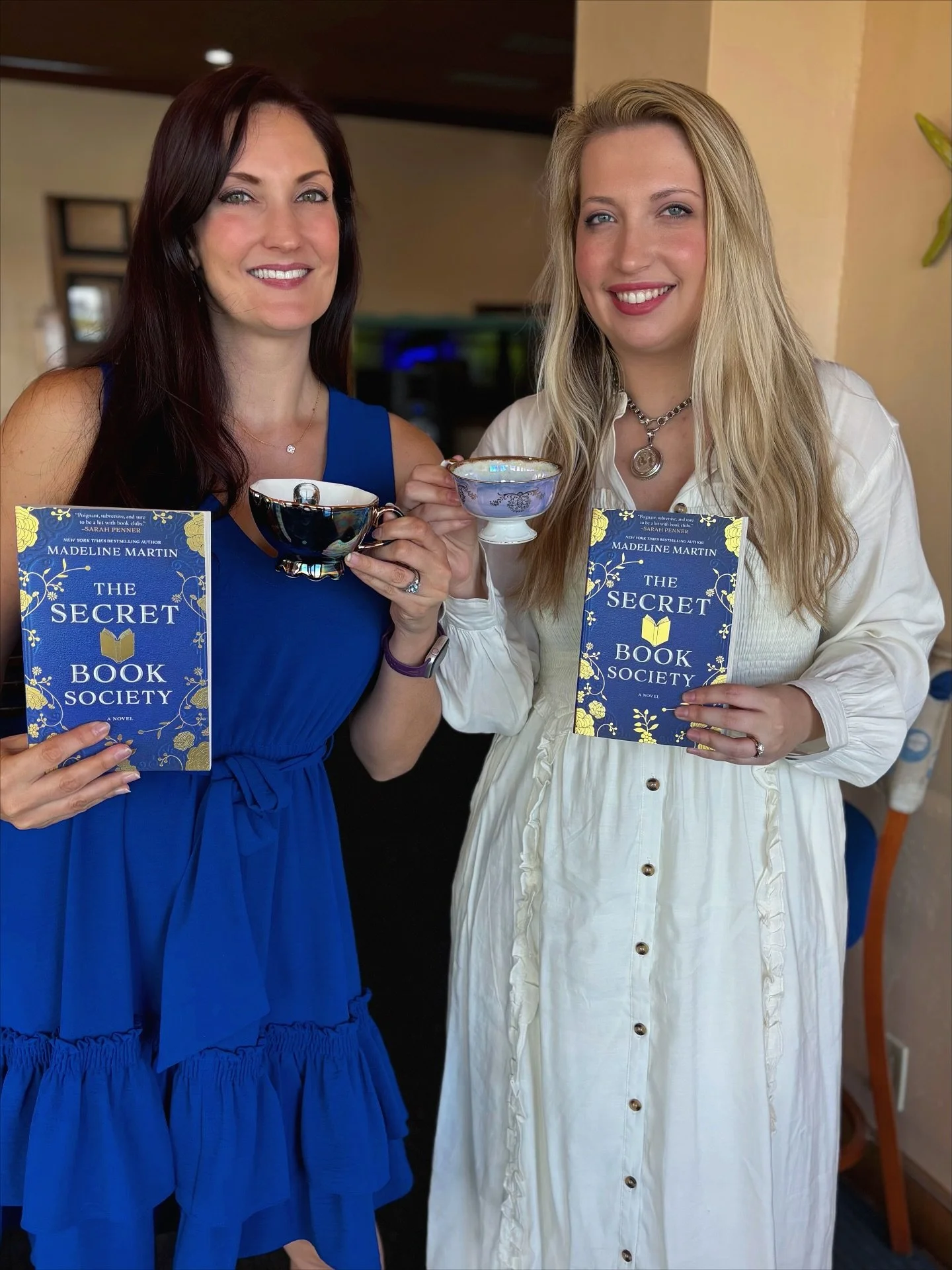 It&rsquo;s tea time 🔔🫖☕️🇬🇧 Litchfield Books had a fantastic time with NY Time Bestselling Author Madeline Martin for her new book THE SECRET BOOK SOCIETY- In Victorian London, three women receive an enigmatic invitation to afternoon tea &mdash; o