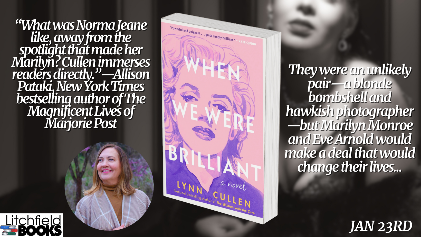 Bestselling Author Lynn Cullen, “When We Were Brilliant”