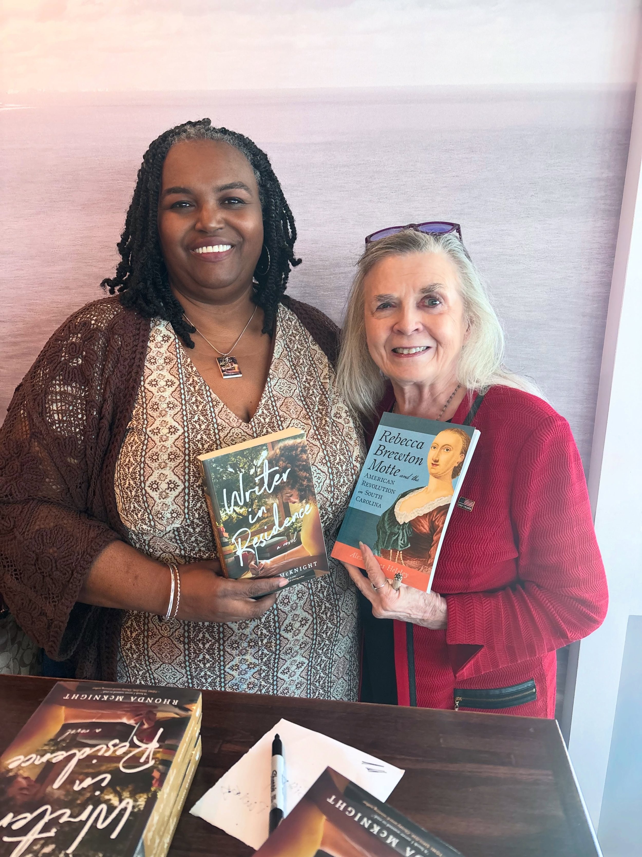 A few weeks ago we had a lovely event to end our September month! We hosted not one but two Authors at our 📚Litchfield Books Exclusive Author Event at the gorgeous Tide to Table! 

Rhonda McKnight, one of our favorite authors we have hosted several 