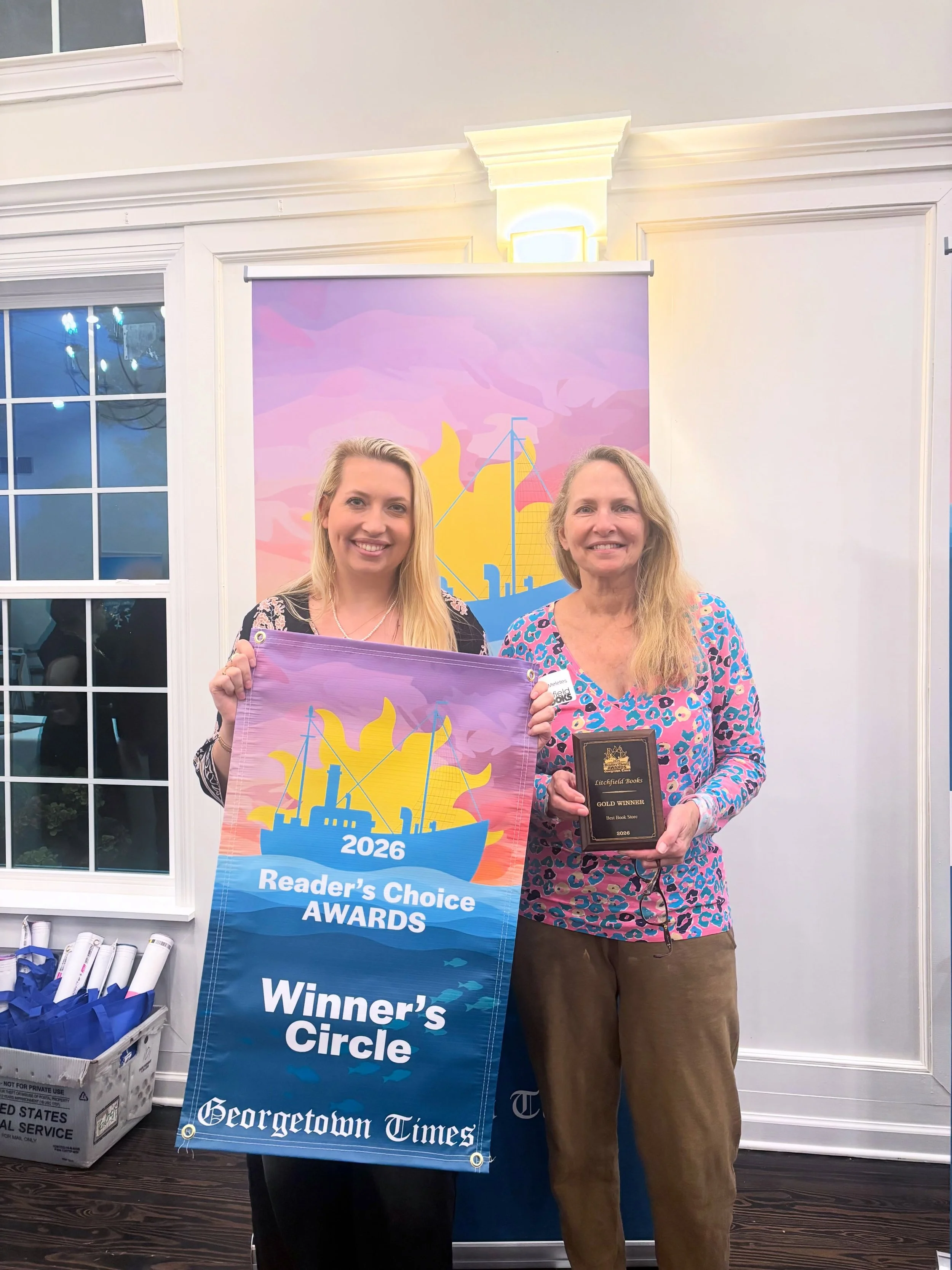 We&rsquo;ve been keeping a secret!🤫 Thank you so much to our wonderful customers and the beautiful community of Pawleys Island (and our fans from afar) for voting us the WINNER of BEST BOOKSTORE for the @postandcourier Georgetown Times Reader&rsquo;