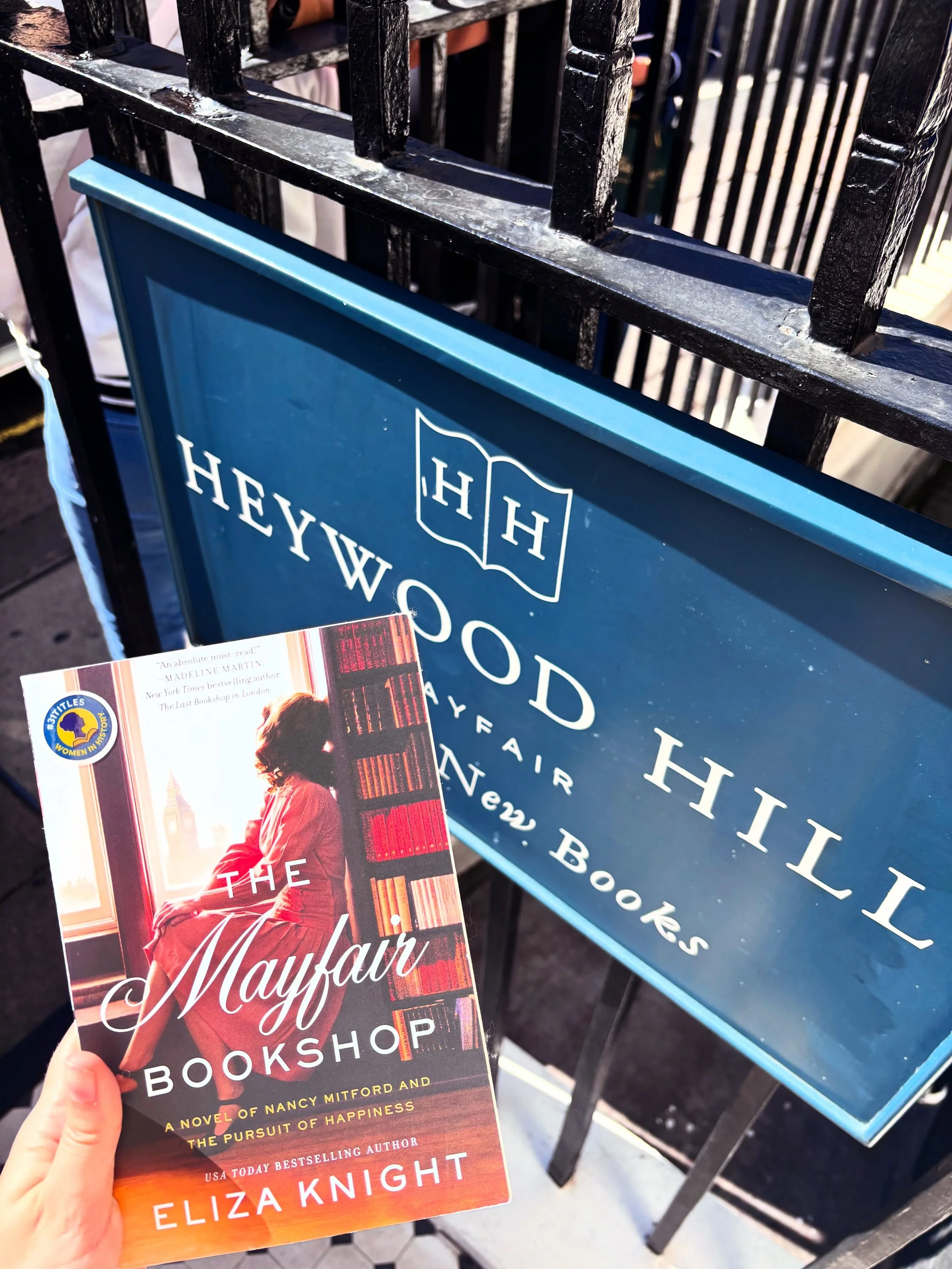 A busy day for the Litchfield Books Owners so far! We hit up some fabulous fellow bookshops, Heywood Hill- the famous bookshop where Nancy Mitford worked during the 1940s, and where Eliza&rsquo;s book THE MAYFAIR BOOKSHOP is set! What a lovely store 